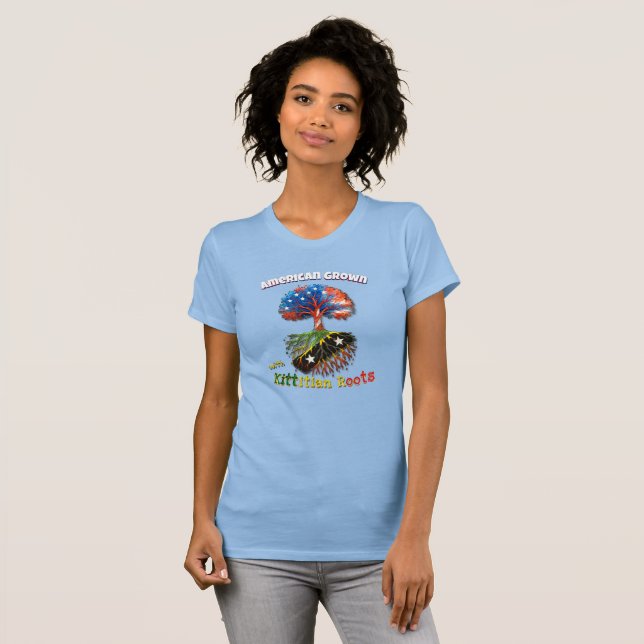 T-shirt American Grown - Kittitian Women Tee (Devant entier)