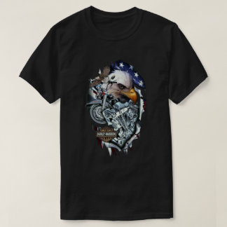 T-shirt American harley davidson