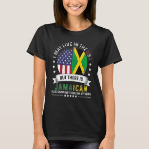 T-shirt American Jamaican Home aux Etats-Unis Patriot Amer