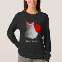 American Maine Coon Chat Love Coeur Moggy