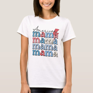 T-shirt American Mama