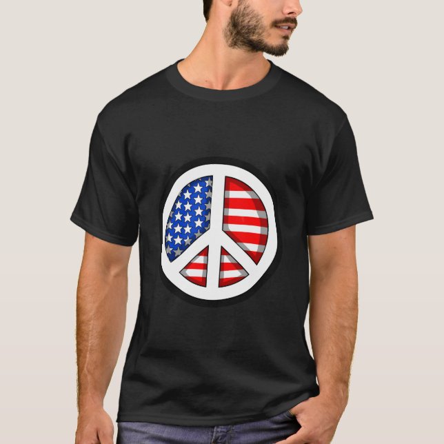 T-shirt American Peace (Devant)