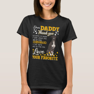 T-shirt American Pit Bull Cher Papa Merci D'Être Moi