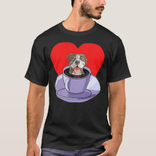 T-shirt American Pit Bull Terrier Café