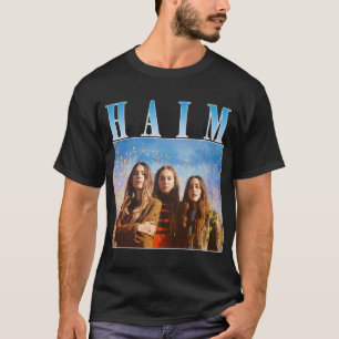 T-shirt American Pop Rock Band Incluant 3 Branches Haim H