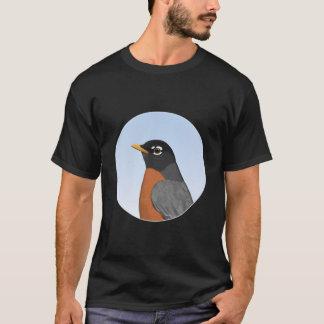 T-shirt American Robin Backyard Bird Bird Animal Biologist