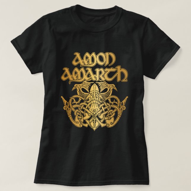 T-shirt American Tour Amon Amarth Fan Design stylisé (Design devant)