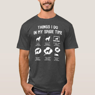 T-shirt American Water Spaniel Things Do Spare Time Drôle