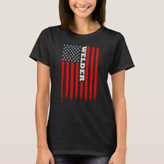 T-shirt American Welder Flag For Welding Men and Women