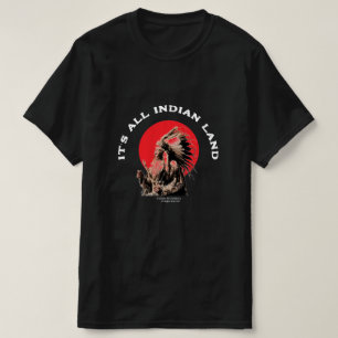 T-shirt amérindien All Indian Land