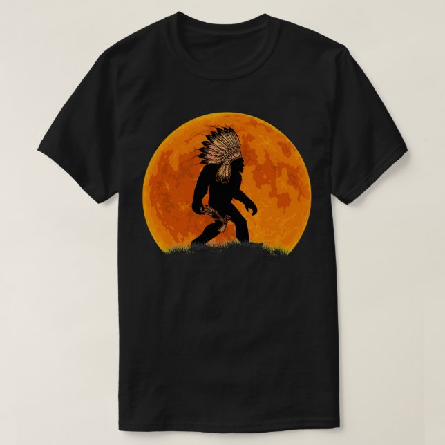 T-shirt Amérindien Bigfoot (Design devant)