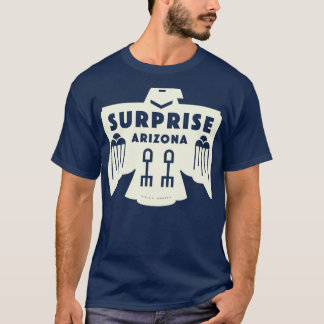 T-shirt Amérindien Surprise d'oiseaux Arizona Tan