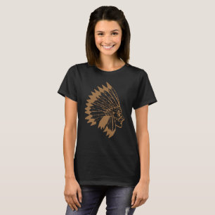T-shirt Amérindien Vintage Boho Indian Apache