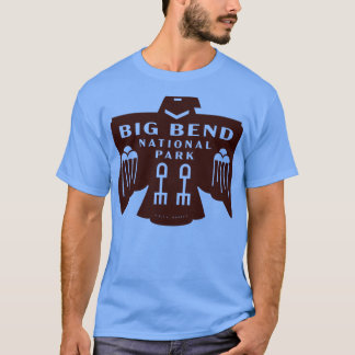 T-shirt Amérindiens Big Bend National Park Brown