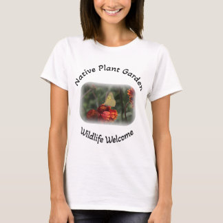T-shirt Amérindiens plante jardin faune bienvenue