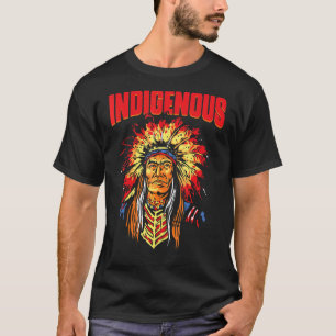 T-shirt Amérindiens Red Hand Indien T