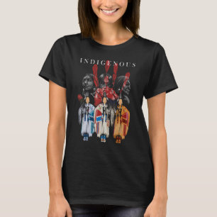 T-shirt Amérindiens Red Hand Indien T