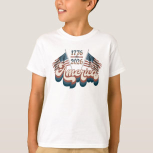 T-shirt Amérique 1776–2026, Patriotique, États-Unis 250 An