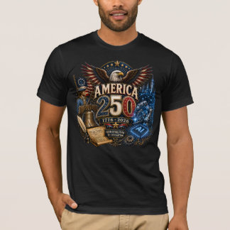 T-shirt Amérique 250 : De la révolution à l'innovation