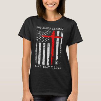 T-shirt Amérique chrétienne et Dieu béni