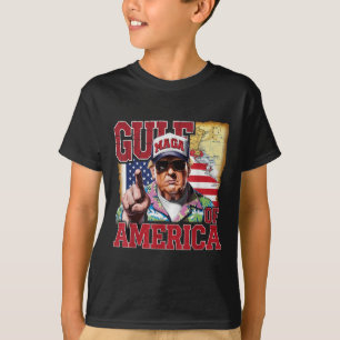 T-shirt Amérique du Golfe des États-Unis Salutation Trump