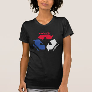 T-shirt Amérique recycler