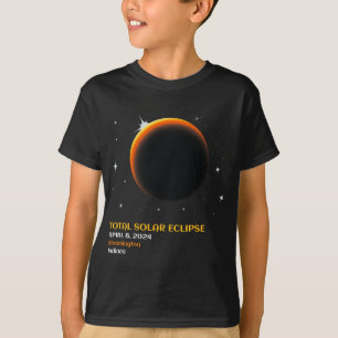 T-shirt Amérique Totalité 04 08 24 Total Éclipse Solaire 2