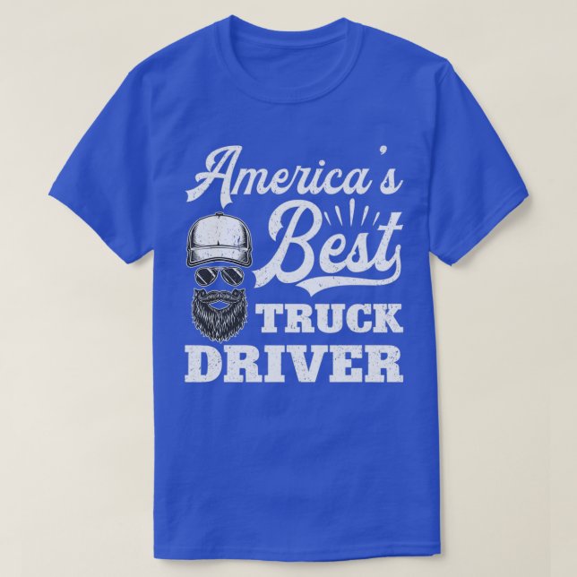 T-shirt Amériques Meilleur véhicule de camionnette Véhicul (Design devant)