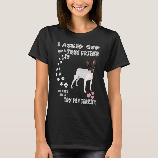 T-shirt Amertoy Chien Maman Papa Art, Joli Jouet Américain (Devant)