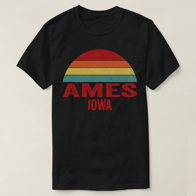T-shirt Ames Iowa (Design devant)