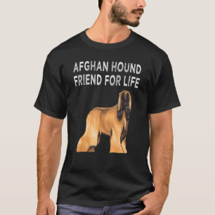 T-shirt Ami Afghan Hound Pour Une Vie Amitié Chien