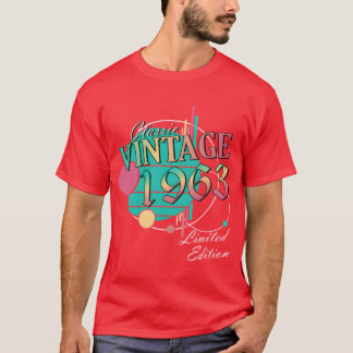 T-shirt Ami d'anniversaire de naissance vintage 1963 origi