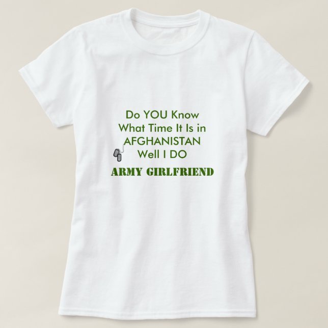 T-shirt Ami d'armée en AFGHANISTAN (Design devant)