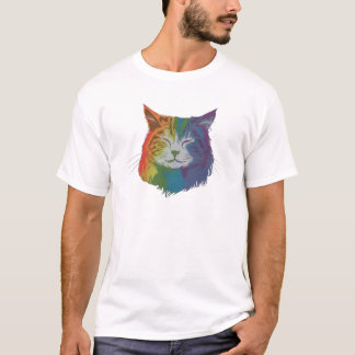 T-shirt Ami de chat