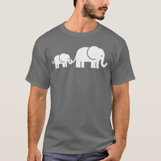 T-shirt ami de la famille des éléphants