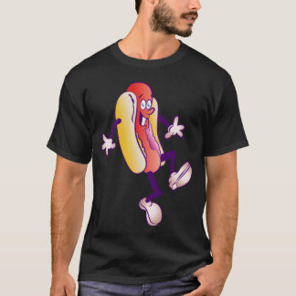 T-shirt ami de la nourriture hot dog