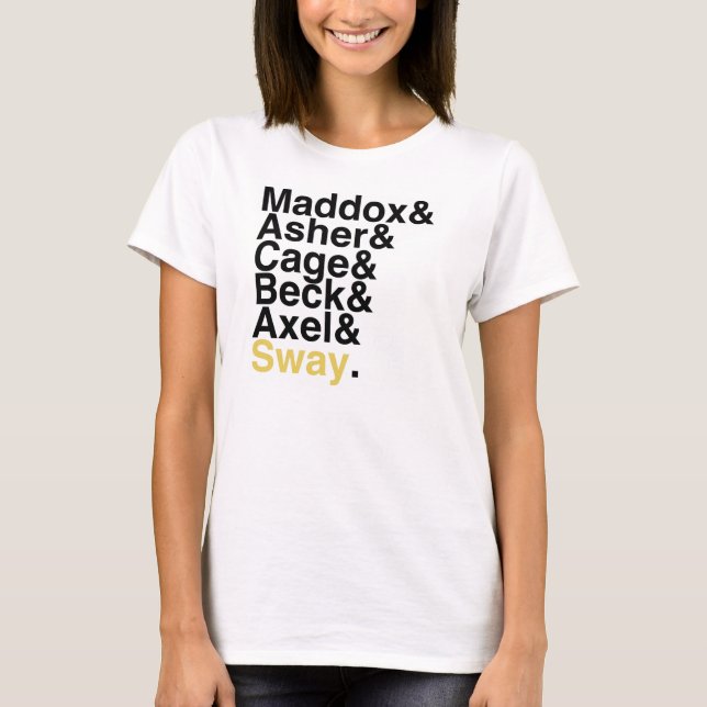 T-shirt Ami de livre - balancement d'Axel de Beck de cage (Devant)