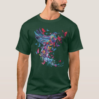 T-shirt Ami d'oiseaux coloré