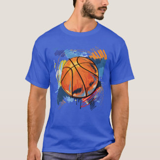 T-shirt ami graffiti art basket-ball