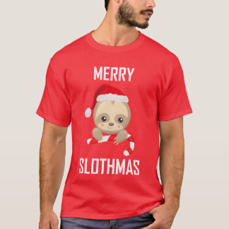 T-shirt ami paresseux de noël