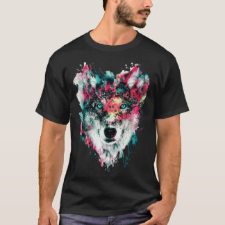 T-shirt Ami rétro Wolf II