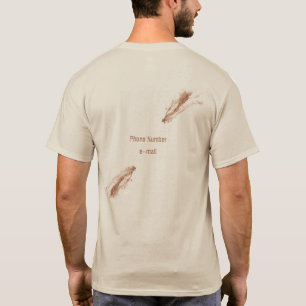 T-shirt Amiable Brown Brosses Taches Tirage main