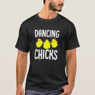 T-shirt Amies de poulets dansants féminins Danse du poulet