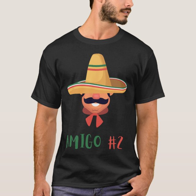 T-shirt Amigo mexicain amusant #2 Groupe correspondant do- (Devant)