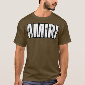 T-shirt Amiri Nom Cadeau Anniversaire Fête
