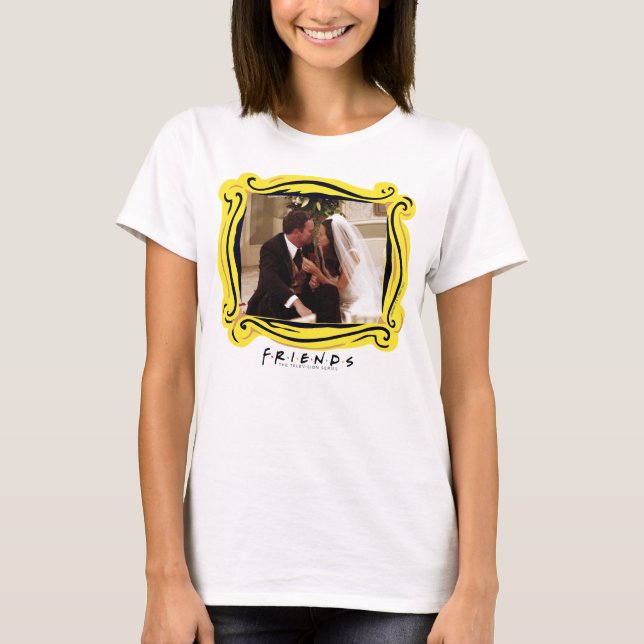 T-shirt AMIS™ | Chandler et Monica mariées (Devant)