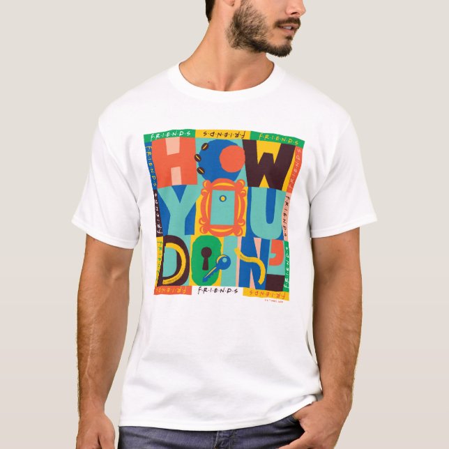 T-shirt AMIS™ | Comment faire' - Graphisme dynamique (Devant)