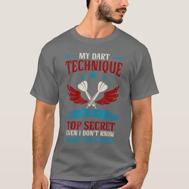 T-shirt Amis de fléchettes drôles (Devant)