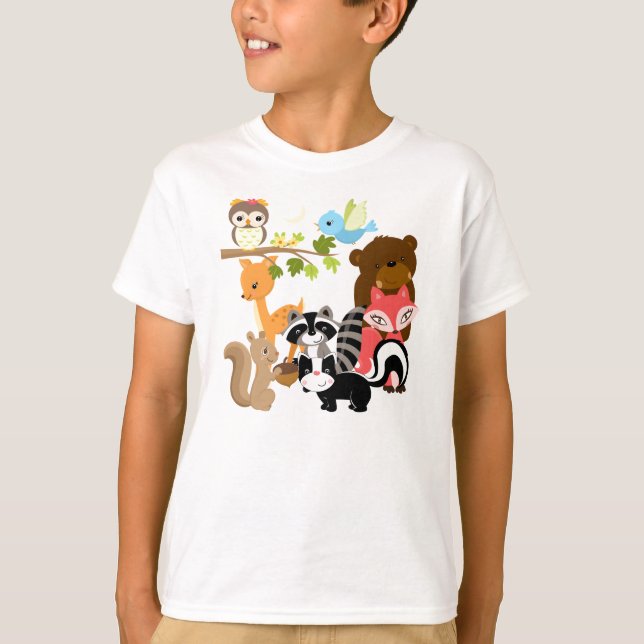 T-shirt Amis de forêt (Devant)