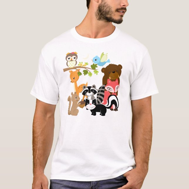 T-shirt Amis de forêt (Devant)